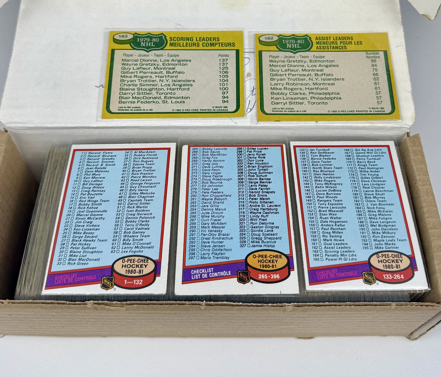 1980-81 O-Pee-Chee Hockey – Set Complet EX à EX-MT