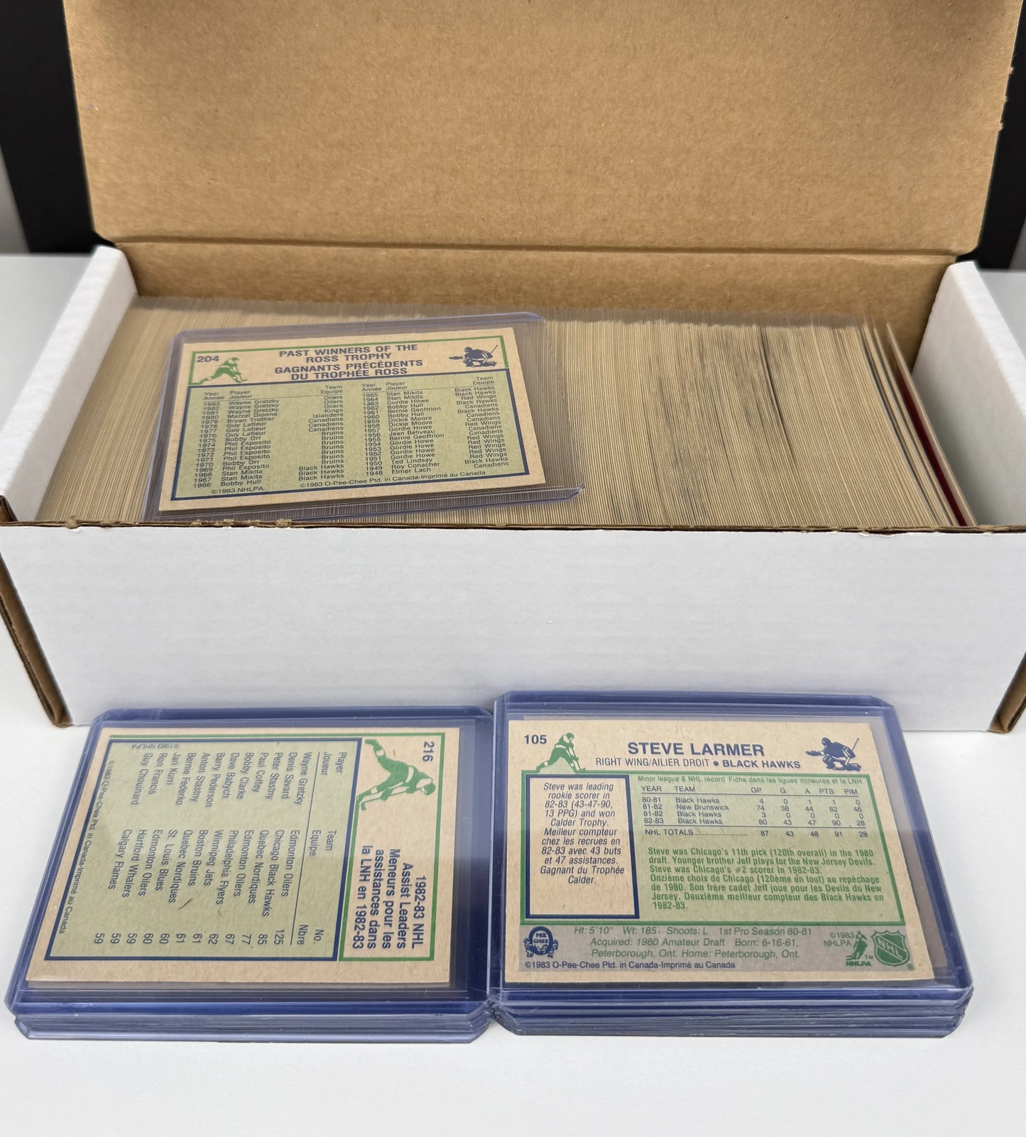 1983-84 O-Pee-Chee Hockey – Set Complet (EX)