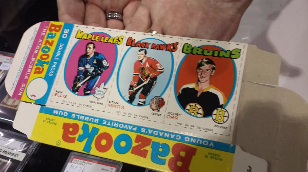 1971-72 O-Pee-Chee Bazooka Hockey : L’un des sets les plus rares de l’histoire du hobby