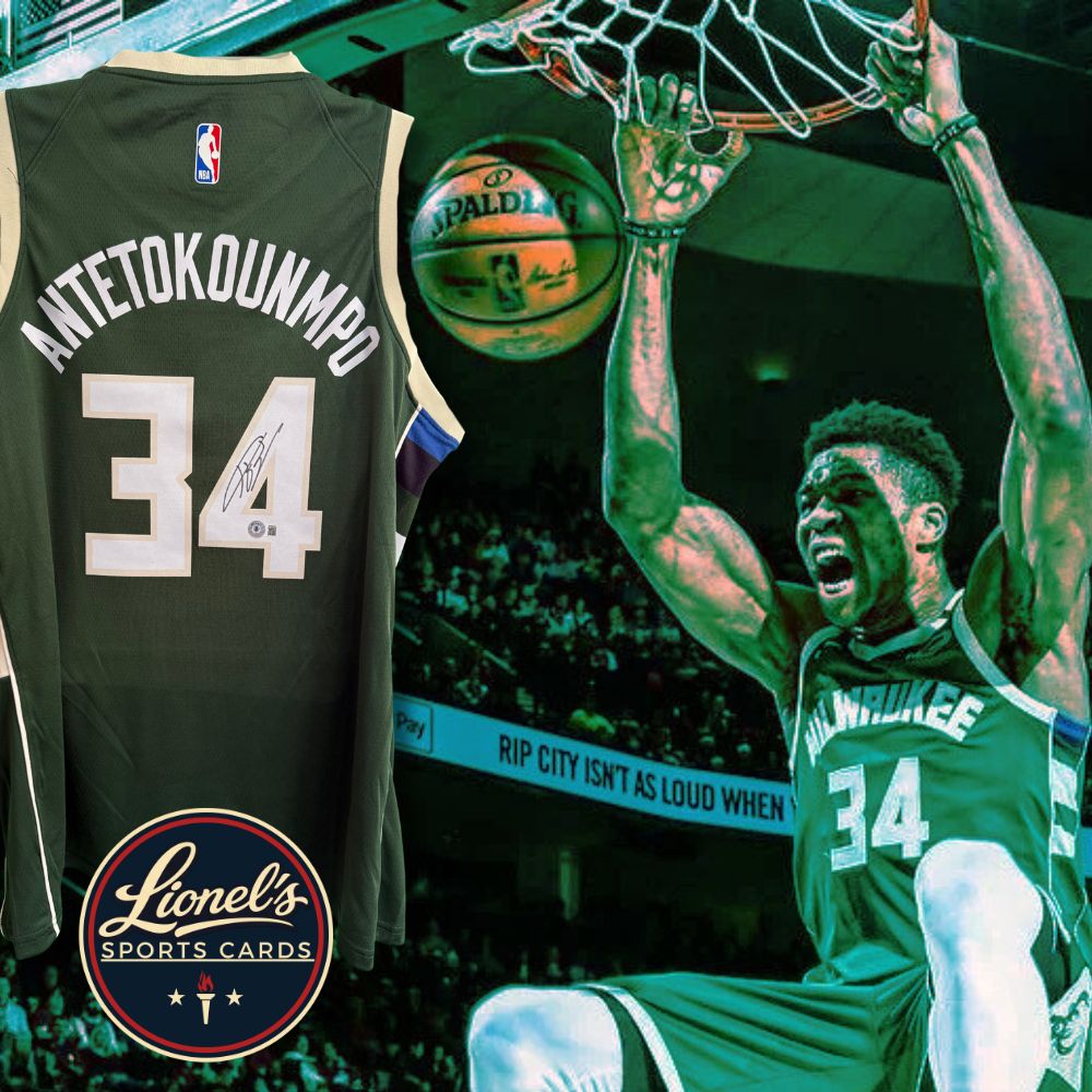 Giannis Antetokounmpo – Jersey Autographié – Beckett Witnessed