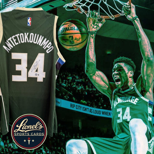 Giannis Antetokounmpo – Jersey Autographié – Beckett Witnessed