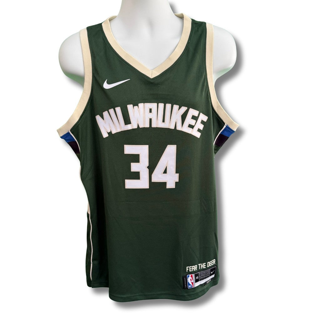Giannis Antetokounmpo – Jersey Autographié – Beckett Witnessed