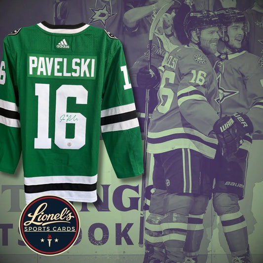 Joe Pavelski – Chandail Adidas Authentic Primegreen Vert Dallas Stars Autographié – AJ Sports Authentique
