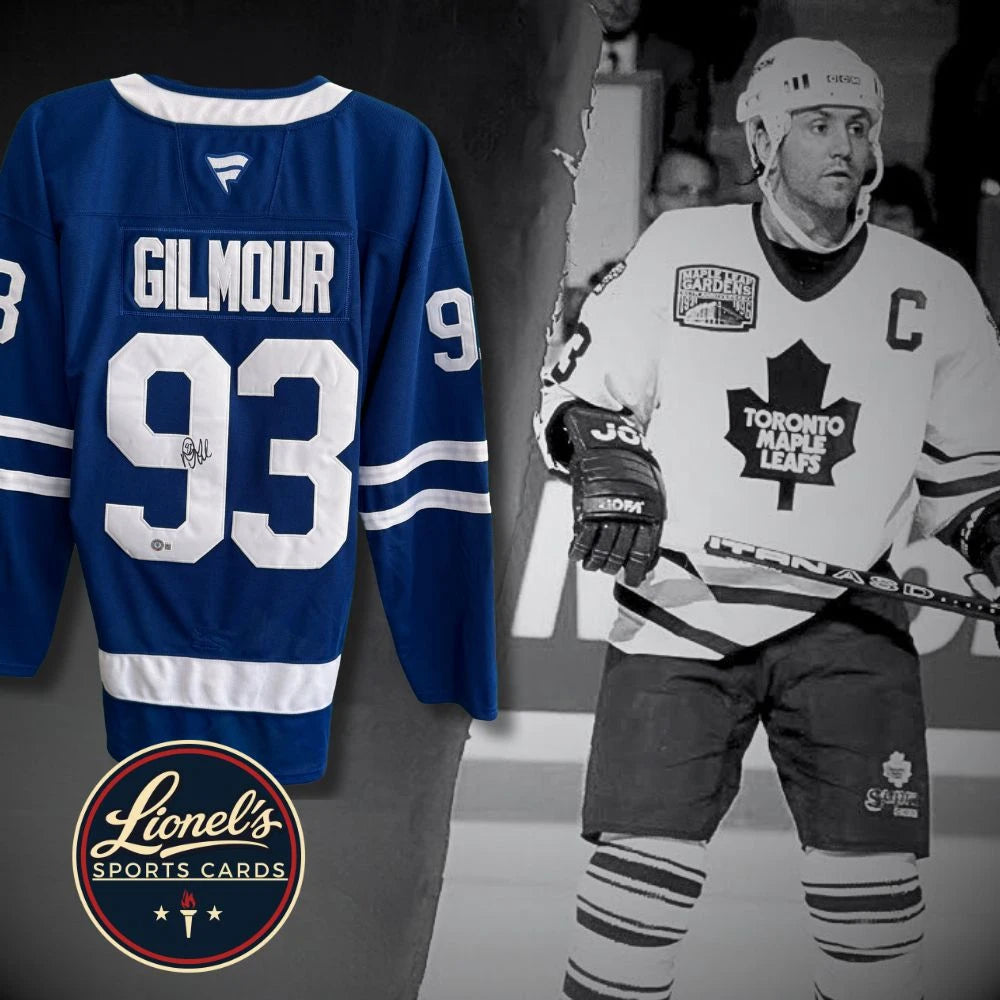 Doug Gilmour – Chandail Fanatics Bleu Home Autographié – Beckett Authentique