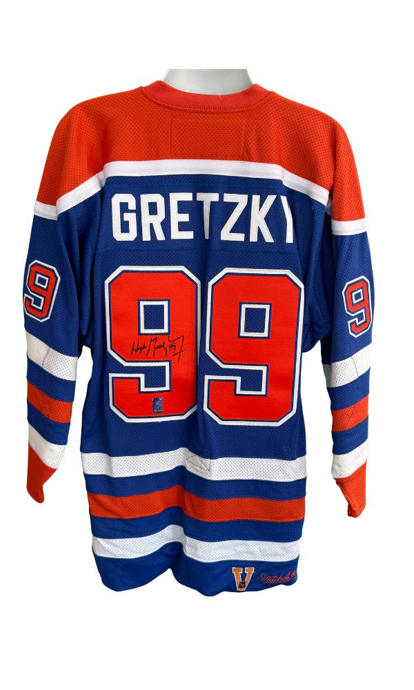 Wayne Gretzky – Chandail Authentique Edmonton Oilers Autographié – WGA (Wayne Gretzky Authentic)