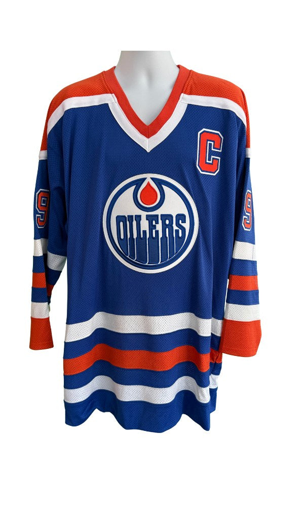 Wayne Gretzky – Chandail Authentique Edmonton Oilers Autographié – WGA (Wayne Gretzky Authentic)