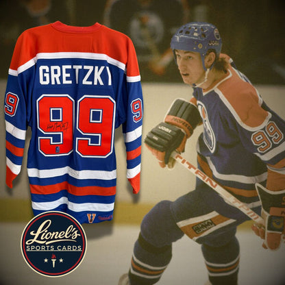 Wayne Gretzky – Chandail Authentique Edmonton Oilers Autographié – WGA (Wayne Gretzky Authentic)