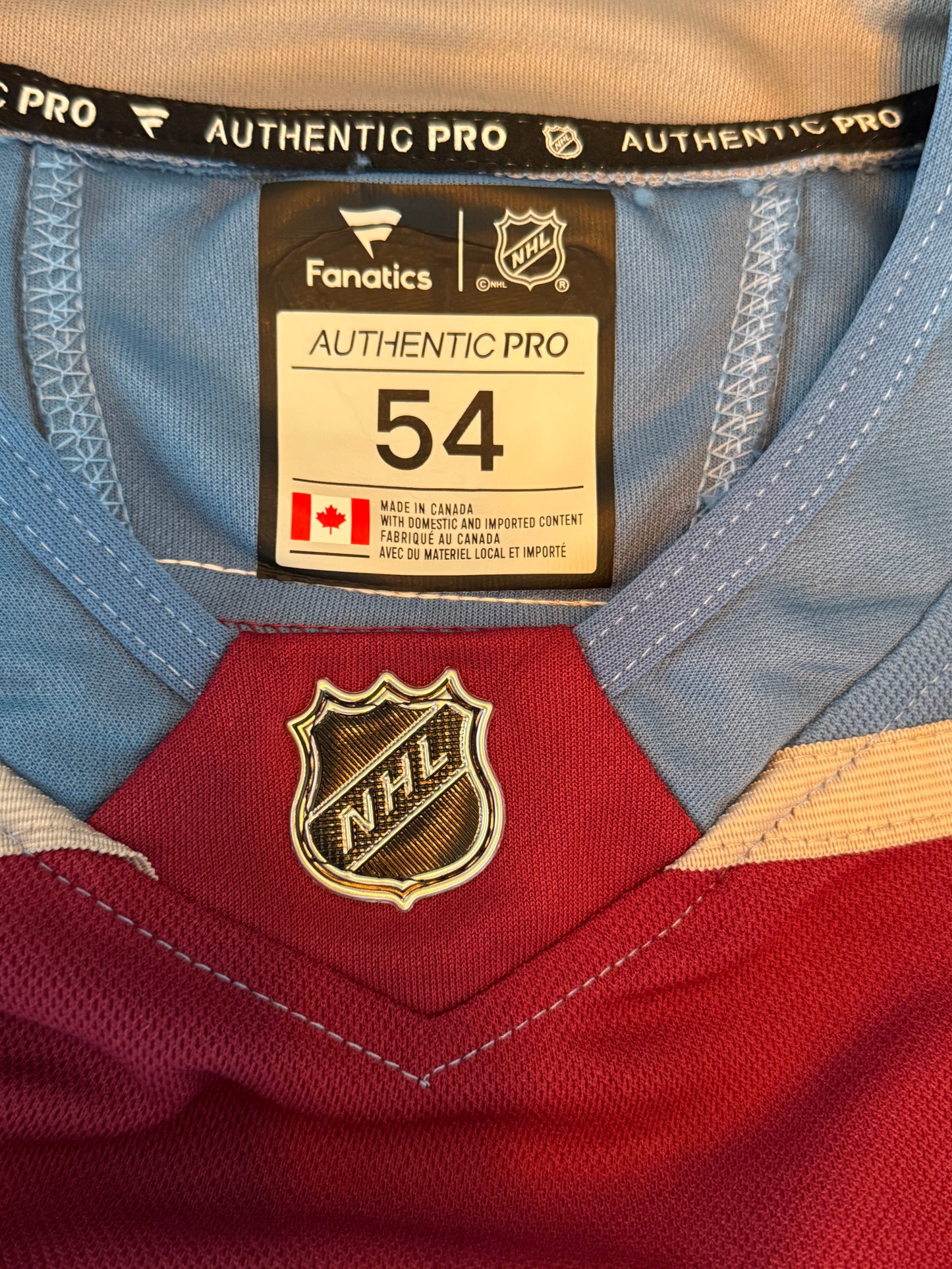Peter Forsberg – Chandail Fanatics Réplique Colorado Avalanche Autographié – Beckett Authentique
