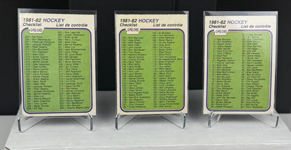 1981-82 O-Pee-Chee Hockey – Set Complet NrMt
