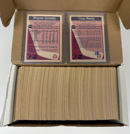 1984-85 O-Pee-Chee Hockey – Set Complet Haut Grade KSA 8.5