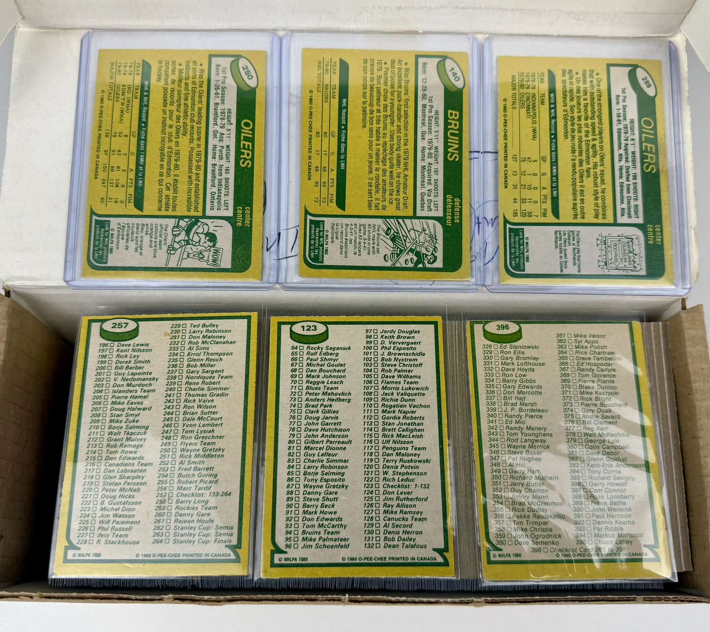 1980-81 O-Pee-Chee Hockey – Set Complet EX à EX-MT