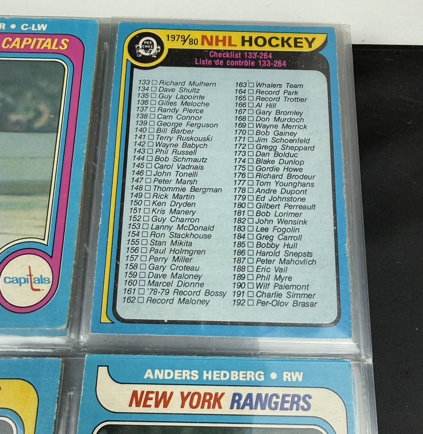 1979-80 O-Pee-Chee Hockey – Partial Set 395/396 (EX to EX-MT)