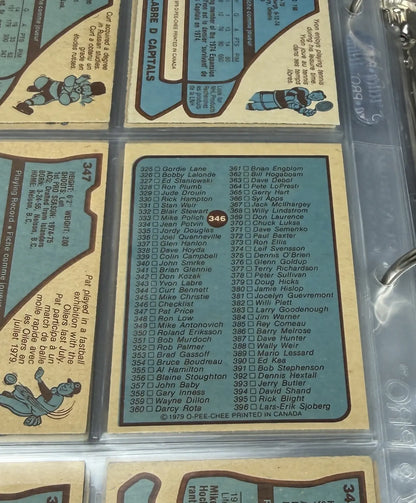 1979-80 O-Pee-Chee Hockey – Partial Set 395/396 (EX to EX-MT)
