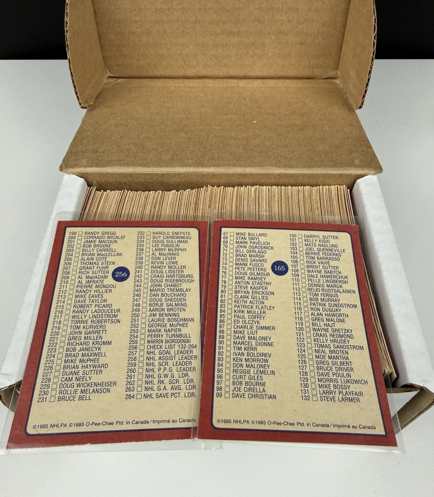1985-86 O-Pee-Chee Hockey – Set Complet (VG+)