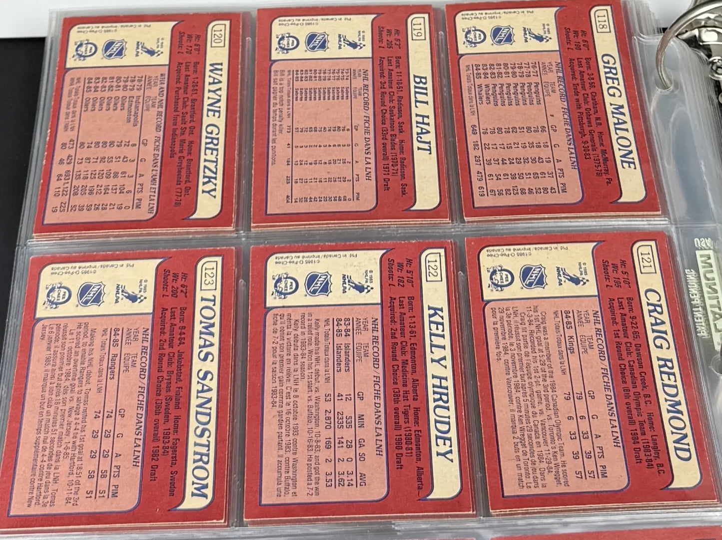 1985-86 O-Pee-Chee Hockey – Set Complet EX-MT à NRMT