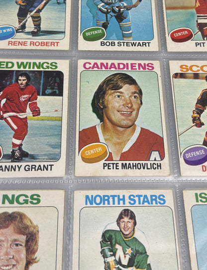 1975-76 O-Pee-Chee Hockey – Set Complet VG-EX