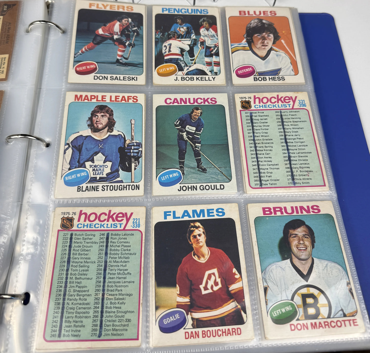 1975-76 O-Pee-Chee Hockey – Set Complet VG-EX
