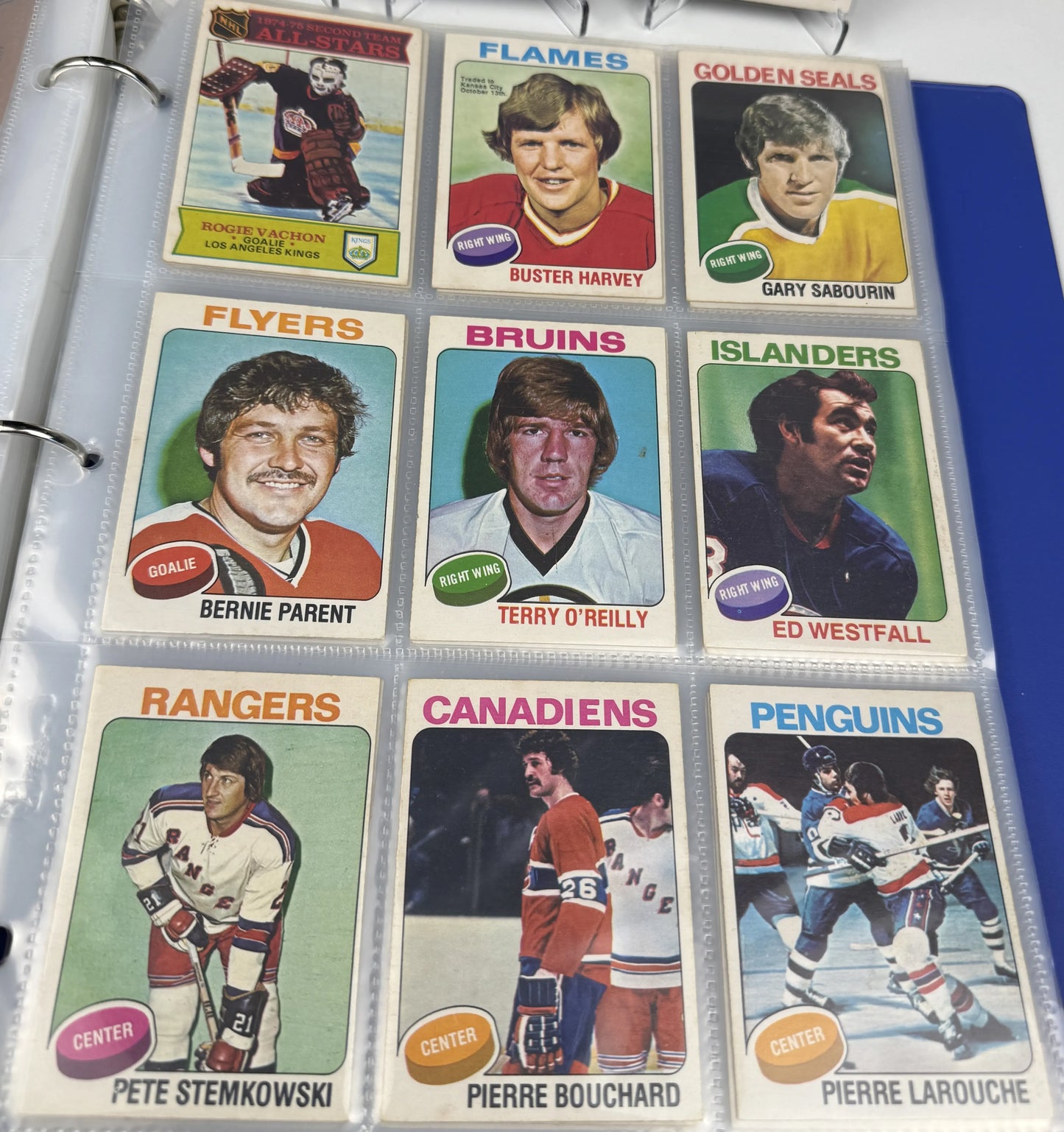 1975-76 O-Pee-Chee Hockey – Set Complet VG-EX
