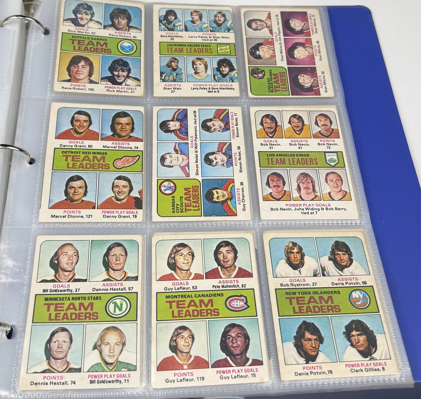 1975-76 O-Pee-Chee Hockey – Set Complet VG-EX