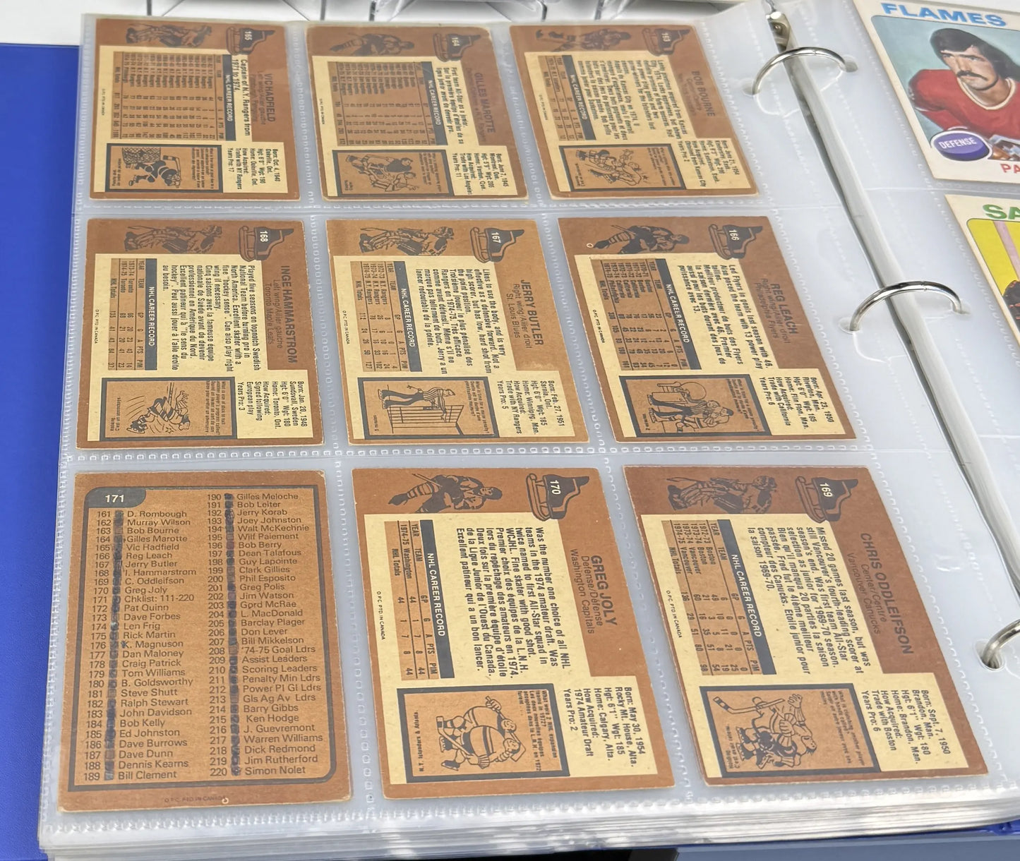 1975-76 O-Pee-Chee Hockey – Set Complet VG-EX