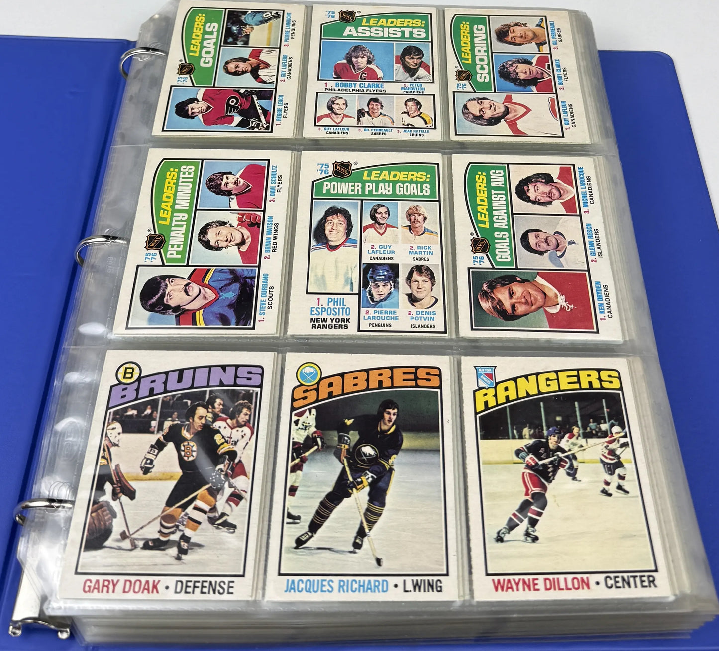 1976-77 O-Pee-Chee Hockey – Set Complet EX à NRMT
