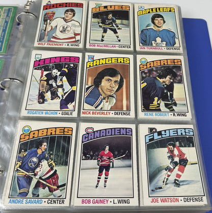 1976-77 O-Pee-Chee Hockey – Set Complet EX à NRMT