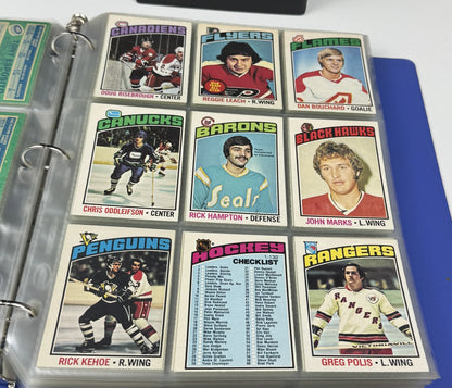 1976-77 O-Pee-Chee Hockey – Set Complet EX à NRMT