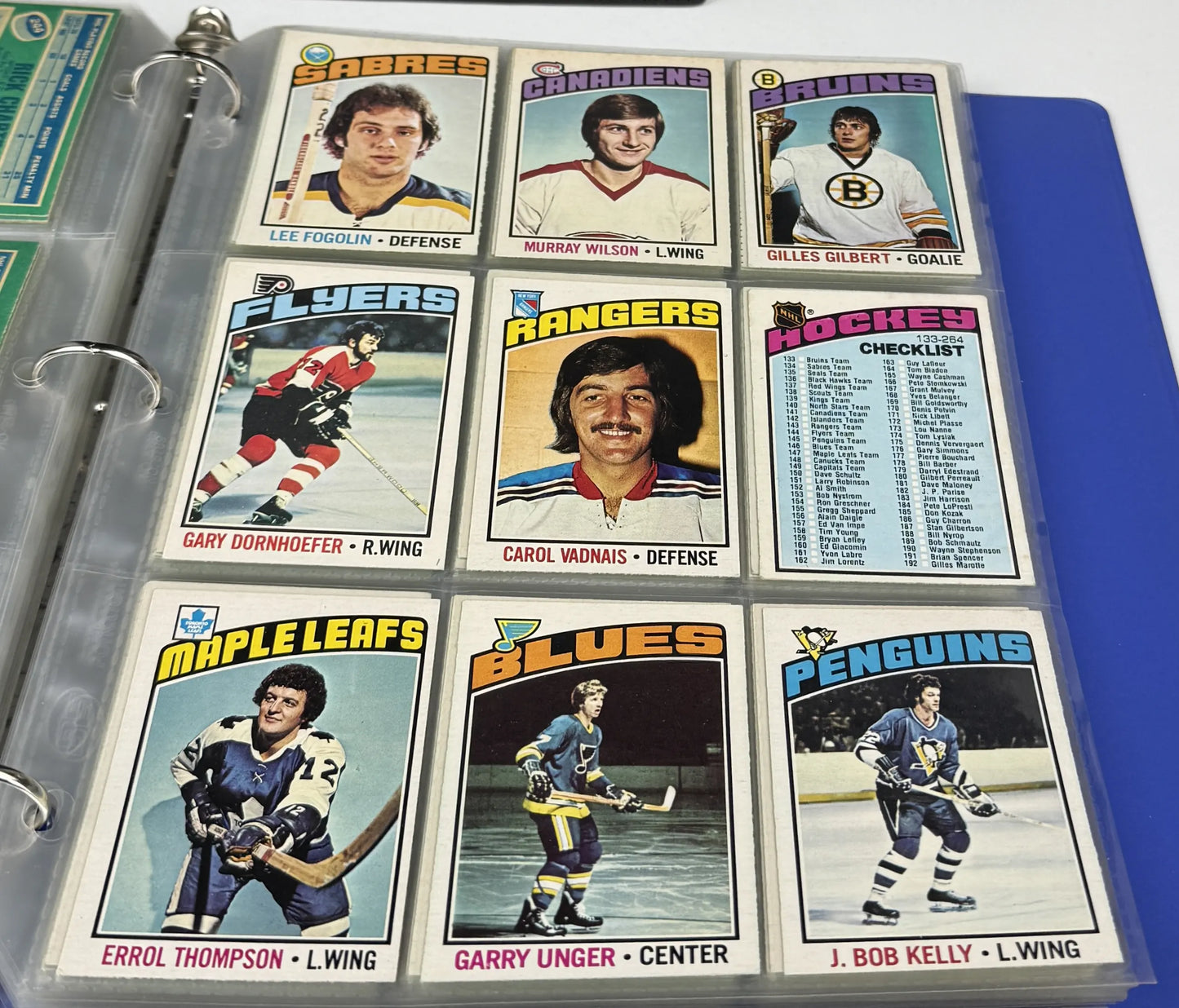 1976-77 O-Pee-Chee Hockey – Set Complet EX à NRMT