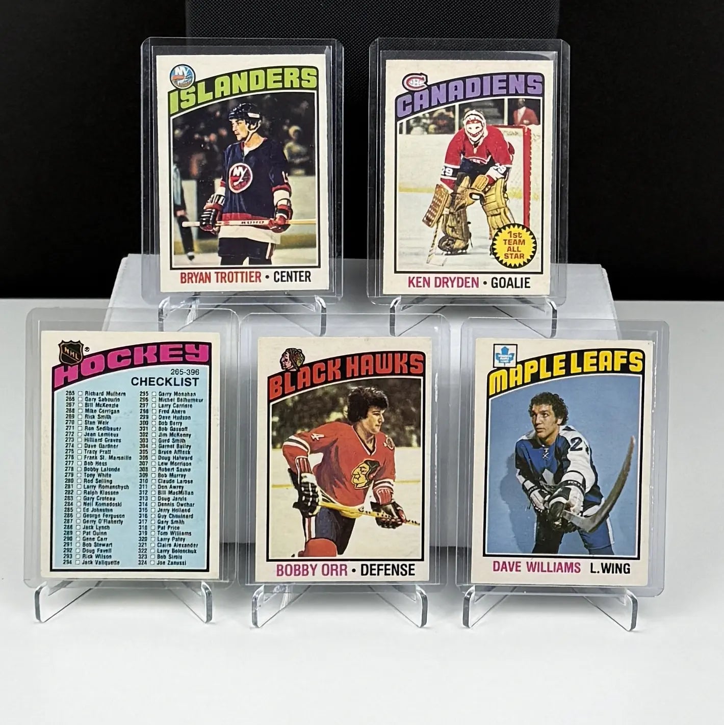 1976-77 O-Pee-Chee Hockey – Set Complet EX à NRMT