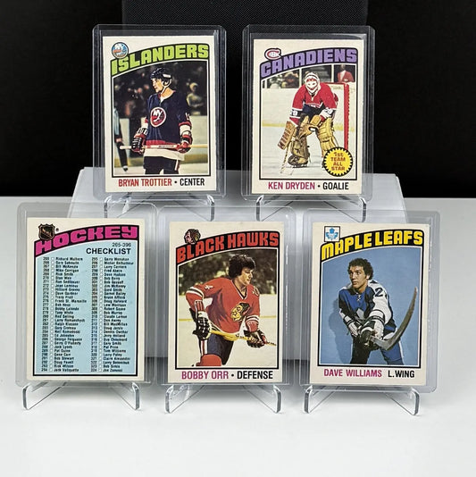 1976-77 O-Pee-Chee Hockey – Set Complet EX à NRMT