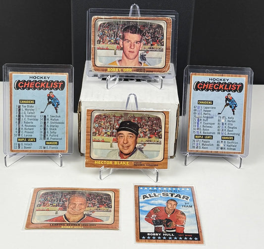 1966-67 Topps Hockey – Set Partiel 99/132 – POOR