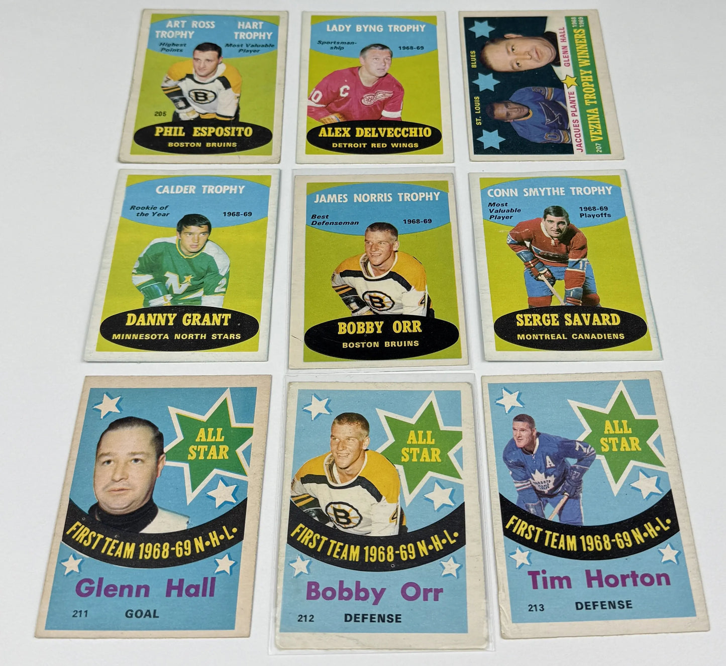 1969-70 O-Pee-Chee Hockey – Complete Set (231 Cards) – Good Condition