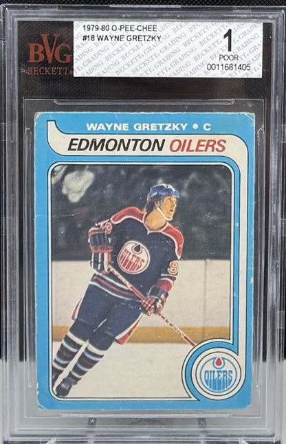 1979-80 O-Pee-Chee #18 Wayne Gretzky BGS 1 Poor
