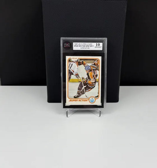 1981-82 O-Pee-Chee #125 Wayne Gretzky Super Action KSA 10 GEM MINT