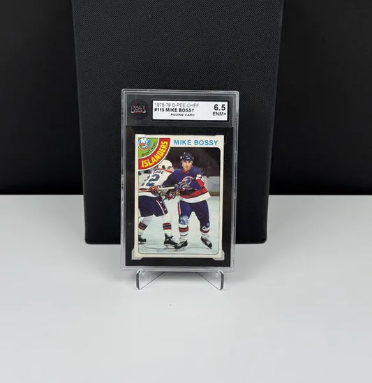 1978-79 O-Pee-Chee #115 Mike Bossy Rookie Card KSA 6.5 – Bien Centré