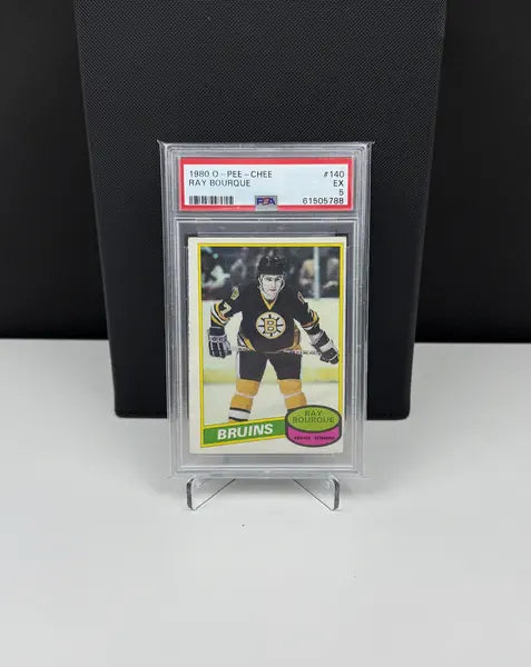 1980 O-Pee-Chee #140 Ray Bourque Rookie Card PSA 5 EX