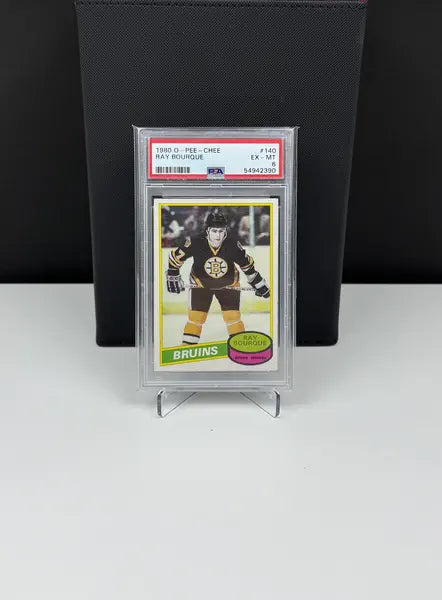 1980 O-Pee-Chee #140 Ray Bourque Rookie Card PSA 6 EX-MT