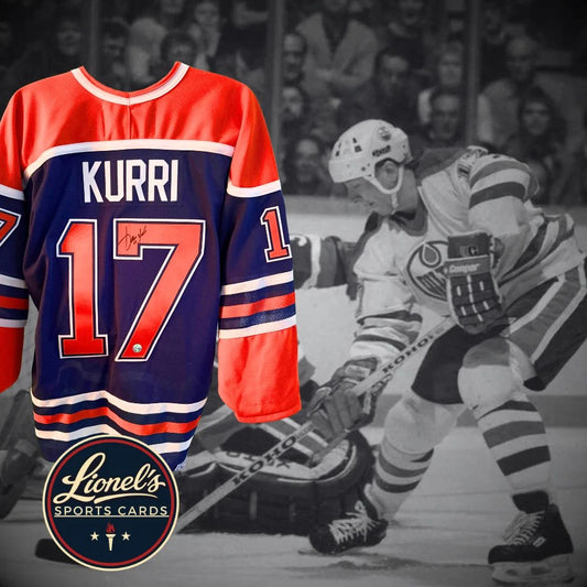 Jari Kurri – Chandail Edmonton Oilers Autographié – Certifié Pro-Am Sports