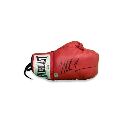Mike Tyson Gant Everlast rouge  autographié