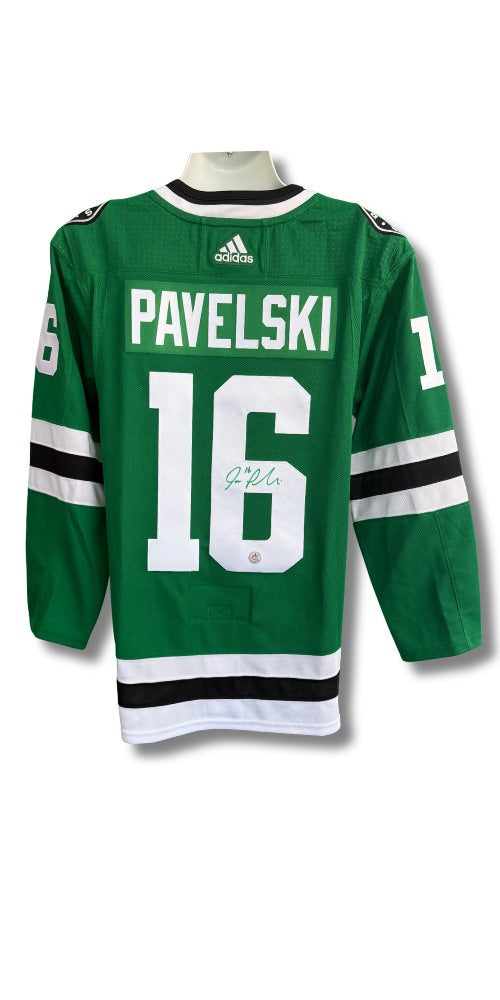 Joe Pavelski – Chandail Adidas Authentic Primegreen Vert Dallas Stars Autographié – AJ Sports Authentique