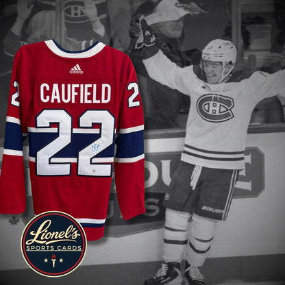 Cole Caufield –  Adidas Authentic Primegreen (Années Recrue) Autographié –  Frameworth