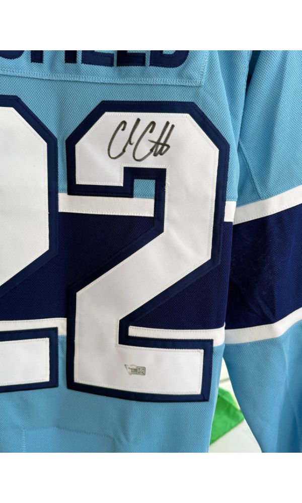 Cole Caufield – Chandail Adidas Reverse Retro Autographié – COA Fanatics