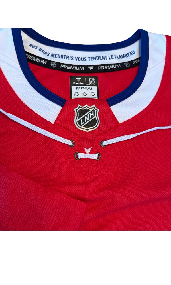 Ivan Demidov Chandail Fanatics Premium Rouge – (Année Recrue) – Autographié AJ Sports
