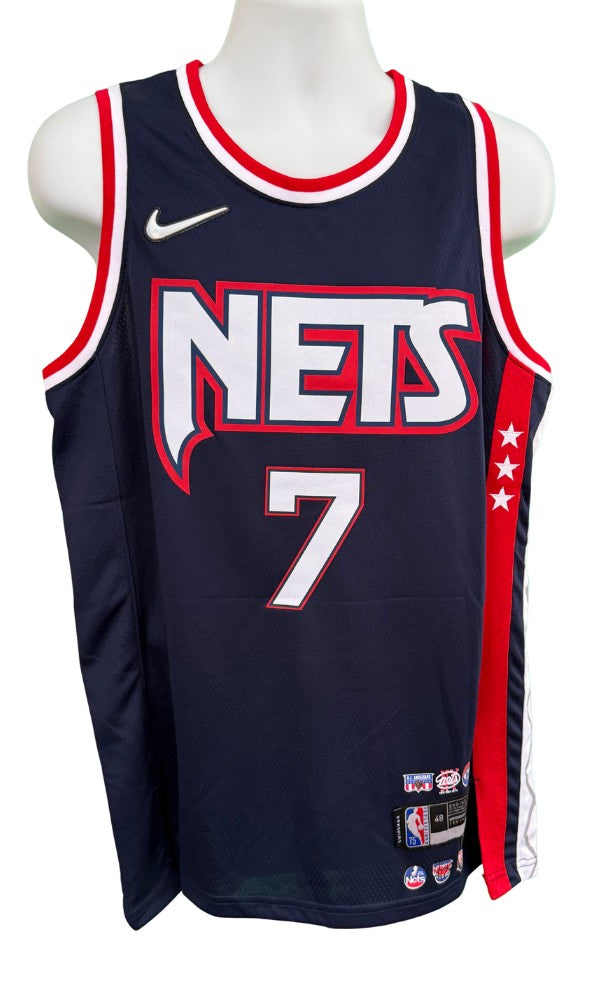 Kevin Durant – Jersey City Edition Brooklyn Nets Autographié – Beckett Witnessed