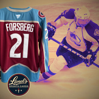 Peter Forsberg – Chandail Fanatics Réplique Colorado Avalanche Autographié – Beckett Authentique