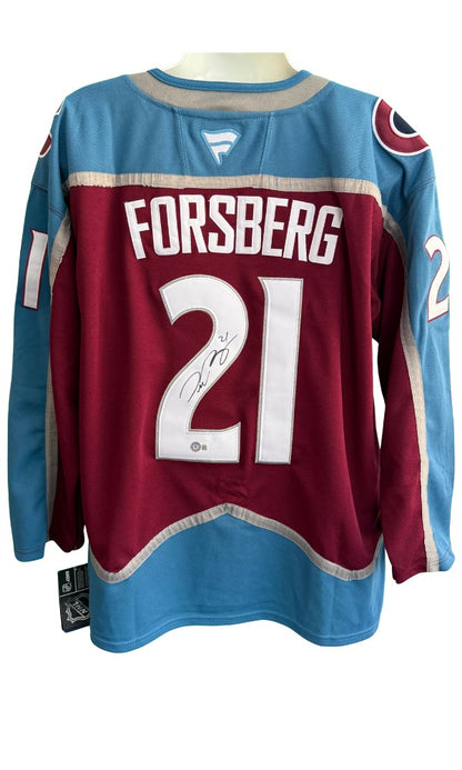 Peter Forsberg – Chandail Fanatics Réplique Colorado Avalanche Autographié – Beckett Authentique