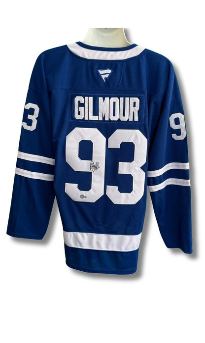 Doug Gilmour – Chandail Fanatics Bleu Home Autographié – Beckett Authentique