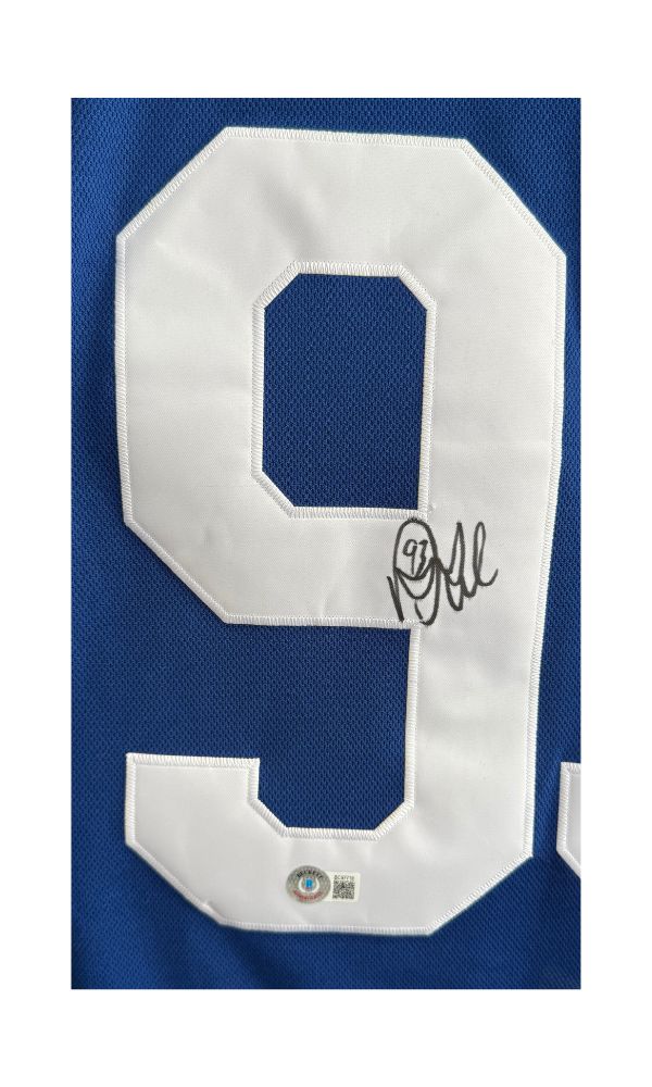 Doug Gilmour – Chandail Fanatics Bleu Home Autographié – Beckett Authentique