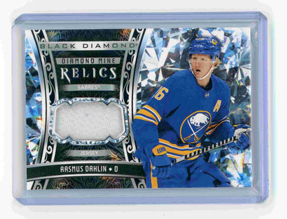 2022-23 Upper Deck Black Diamond – Rasmus Dahlin Diamond mine Relics Jersey DMR-RD