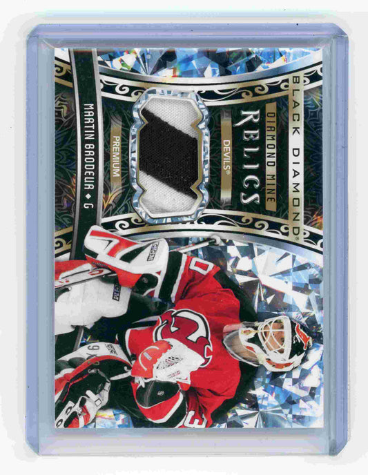 2022-23 Upper Deck Black Diamond – Martin Brodeur Diamond Mine Relics #DMR-MB